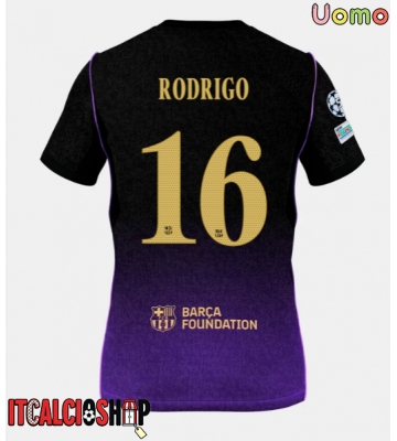 Barcelona Rodri Hernandez #16 Seconda Maglia 2026-27 Manica Corta